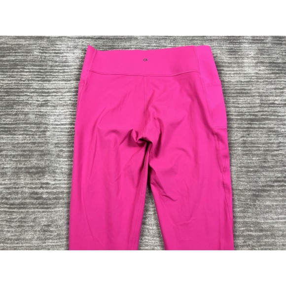 Gapfit Leggings Womens XXL Pink‎ Pull On Polyester Blend Cropped Athleisure - Picture 8 of 11
